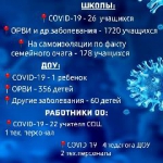Информация по заболеваемости учащихся муниципальных образовательных организаций города Кызыла по состоянию на 7 декабря
