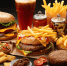 fast food and drinks on a table with a hamburger fries chicken and soda ai generated free photo - Министерство здравоохранения