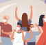 content group people wearing face masks human protection from coronavirus virus preventive measures illustration flat style 213307 6 - Министерство здравоохранения